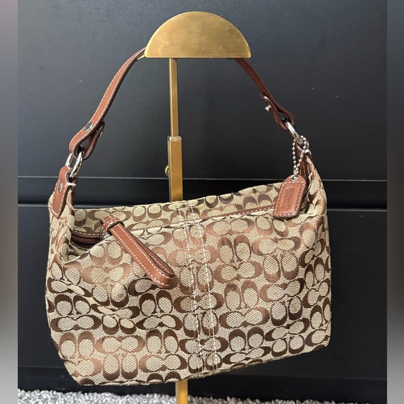 Coach vintage brown signature C mini hobo - Picture 4 of 11